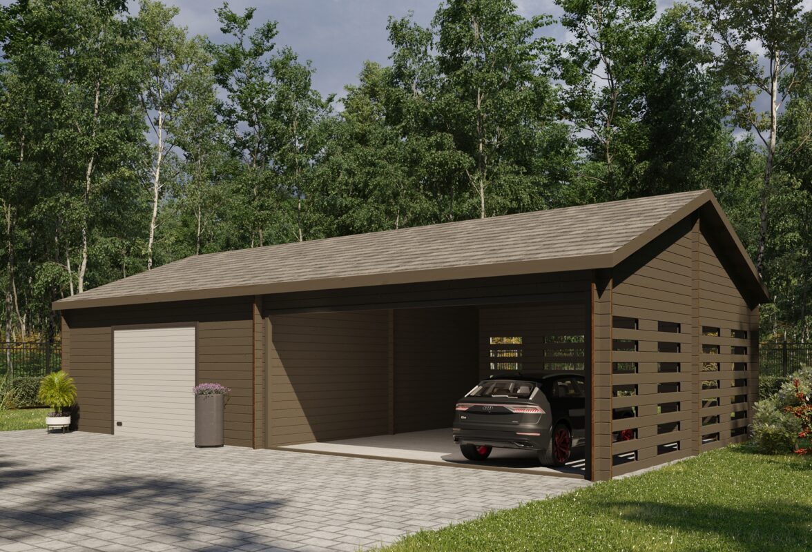 TimbersBliss garaaž — kaasaegne ja kvaliteetne varjualune