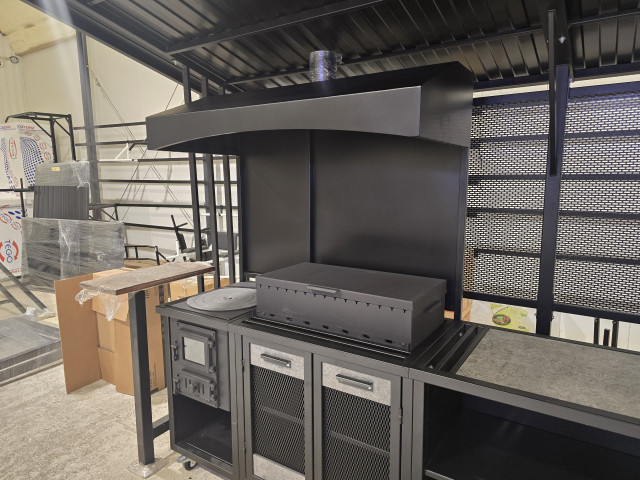 TimbersBliss väliköögi õhupuhasti roostevabast terasest, sobib suitsu ja lõhnade eemaldamiseks väliköögis.